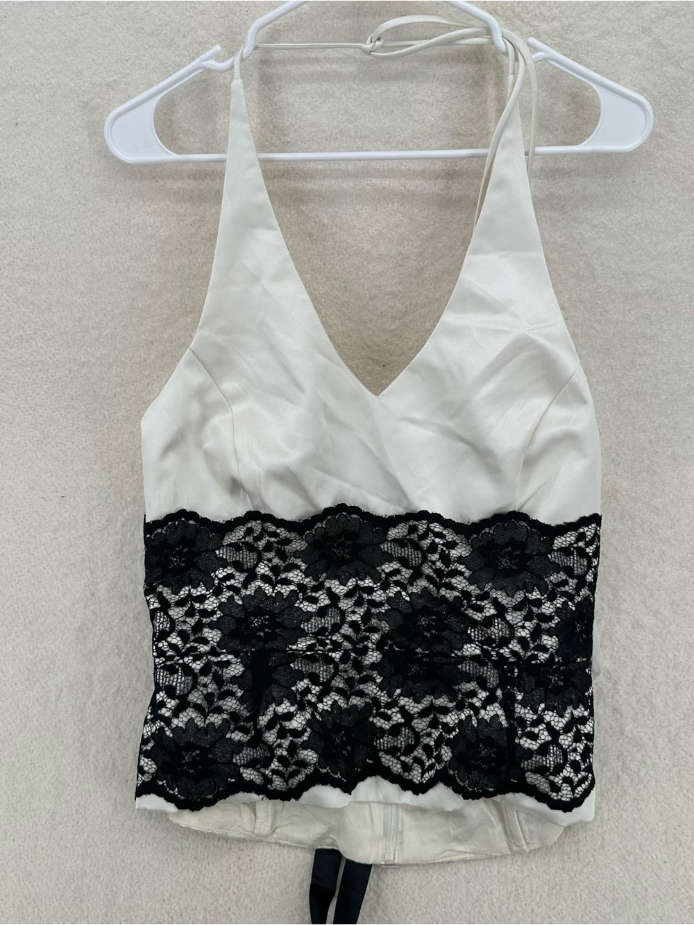 Coquette Halter Lace Y2K Vintage Corset Xscape Top